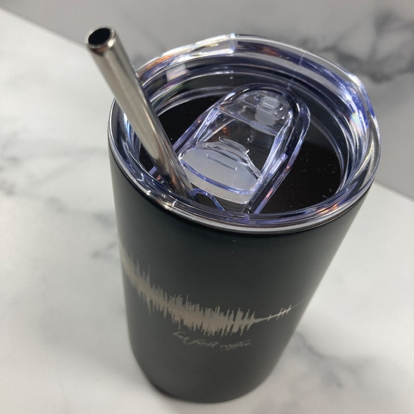 But First Coffee Soundwave 12oz Tumbler - Picture 4 of 4